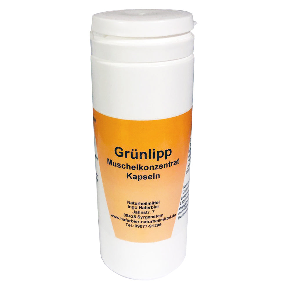 Grünlipp-Muschelkonzentrat-Kapseln